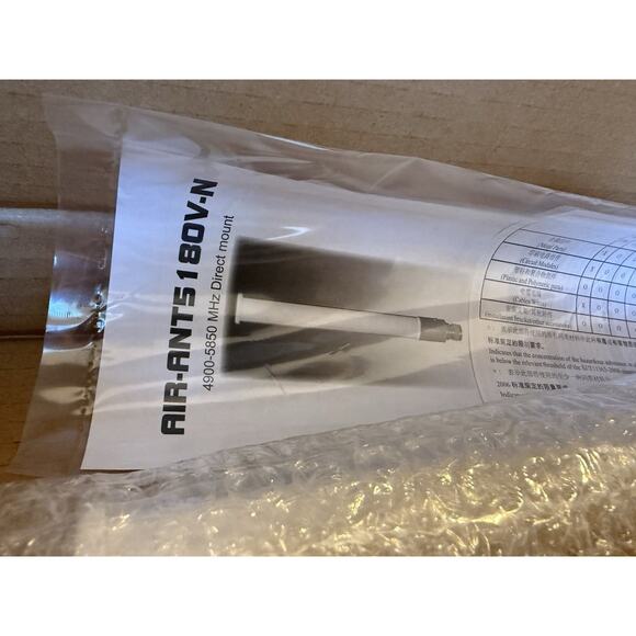 Cisco Aironet AIR-ANT5180V-N 5Ghz 8dBi Omnidirectional Antenna N Connector - Picture 4 of 4